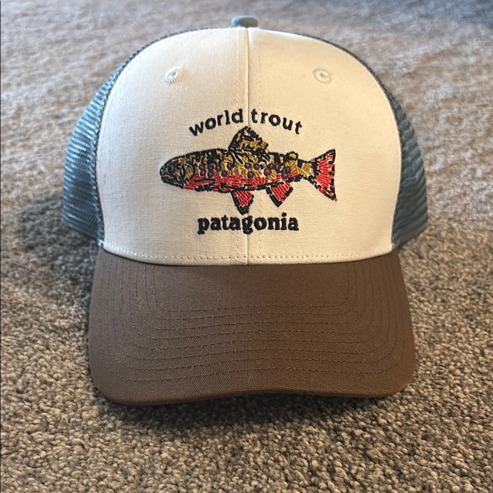 Patagonia World Trout Cap - Brown and Cream